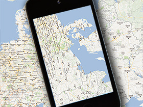 Mobile applications using GPS, cameras and telephones