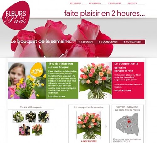 Boutique Internet – fleuriste