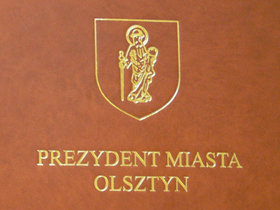 List referencyjny napisany przez Prezydenta Miasta Olsztyn