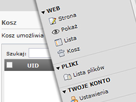 Przywracanie usuniętych treści i podstron serwisu internetowego