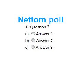 Internet system of questionaires