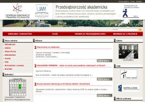 Serwis "Przedsiębiorczość Akademicka" dla UWM