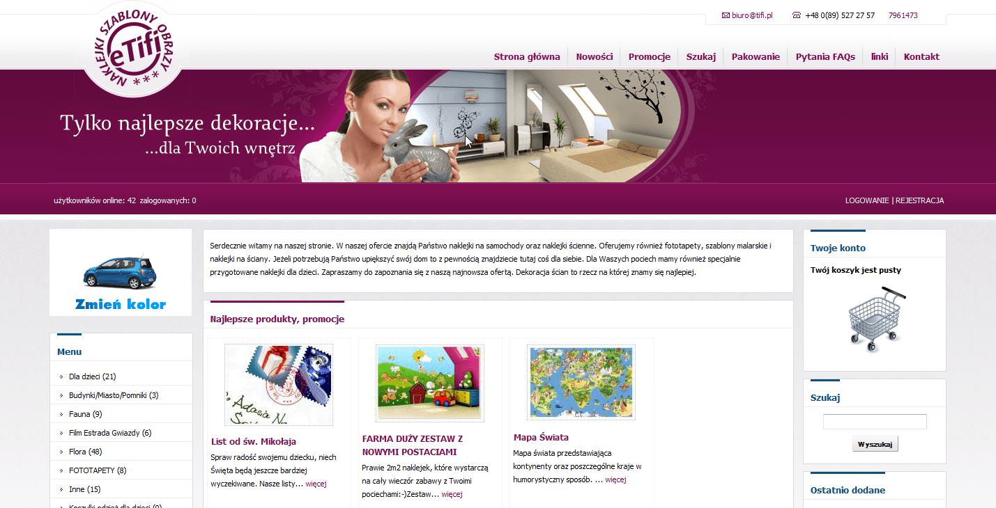 Modyfikacje w systemie shoper