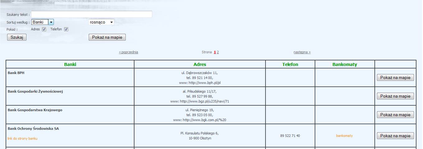 Integracja modułu wyszukiwania z mapami Google