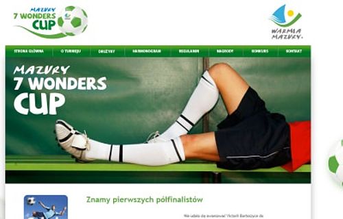 Internet portal with football games