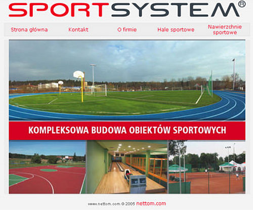 Creation of service for sport objects building company