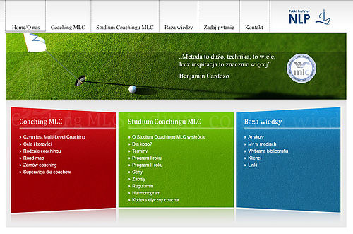 Modification of the coaching site