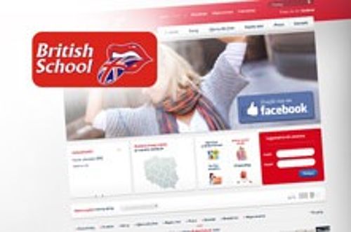 Website for the language school "British School"
