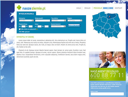 Real estate portal in Warmia and Mazury